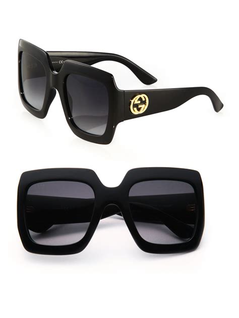 black gucci shades women|hottest Gucci sunglasses.